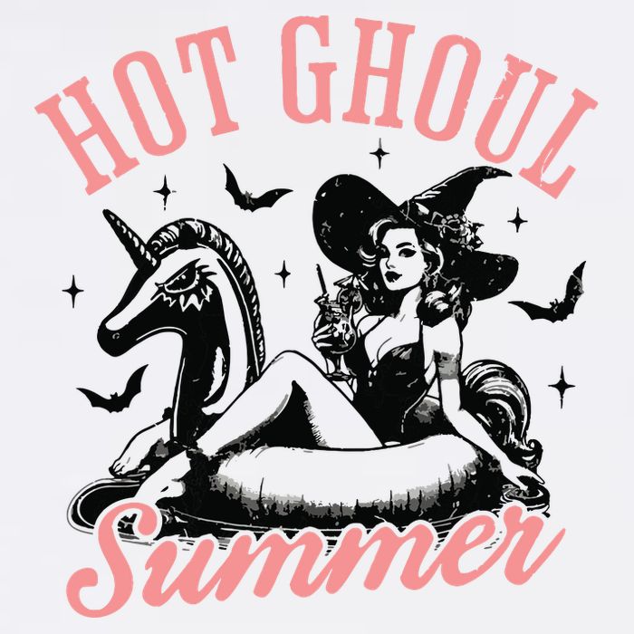 Funny Halloween Hot Ghoul Summer Summerween Visor