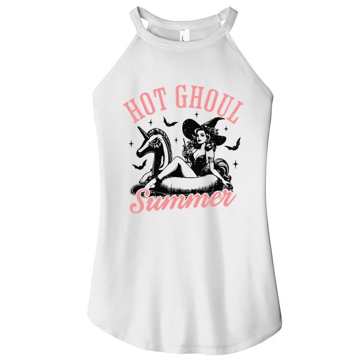 Funny Halloween Hot Ghoul Summer Summerween Women's Perfect Tri Rocker Tank