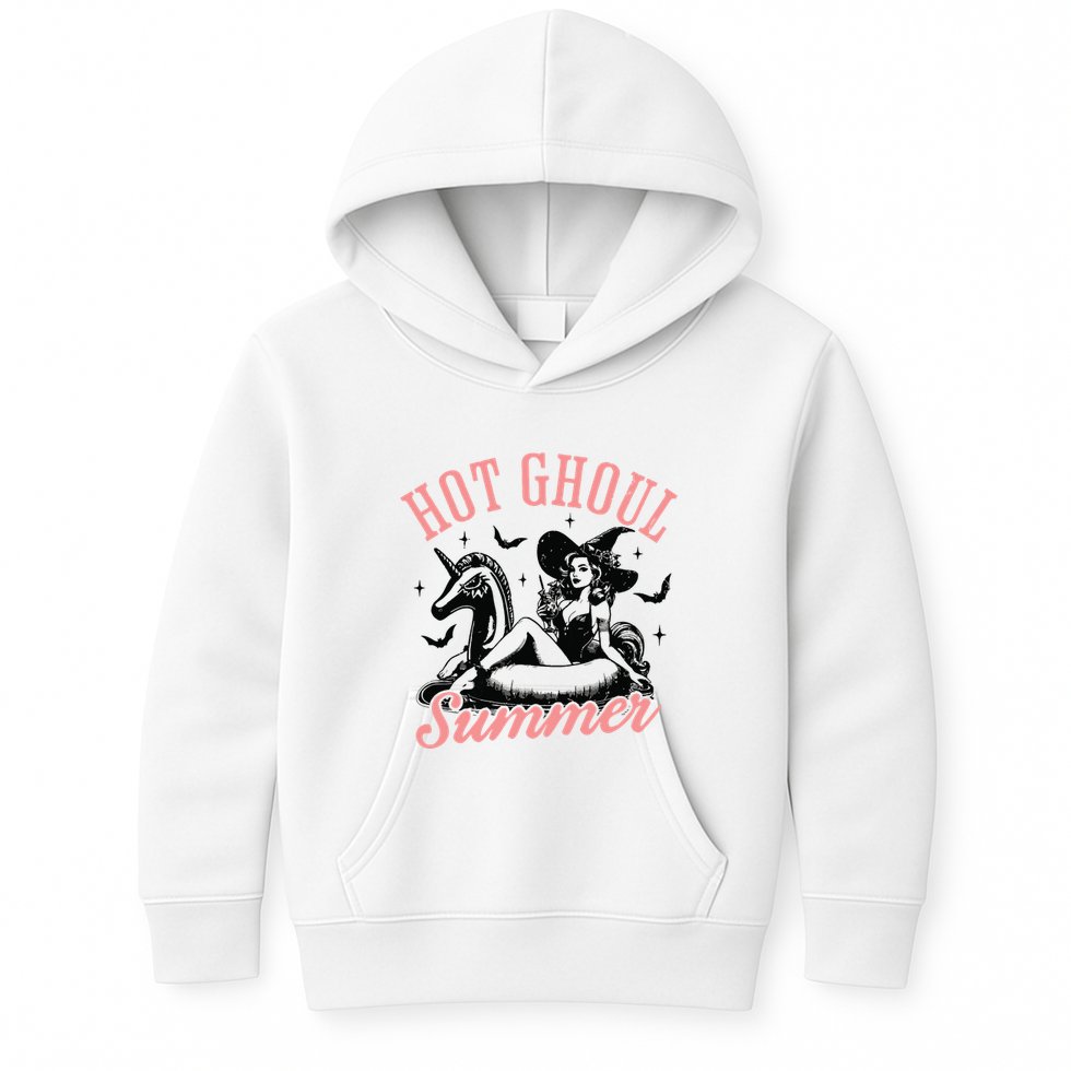 Funny Halloween Hot Ghoul Summer Summerween Kids Hoodie