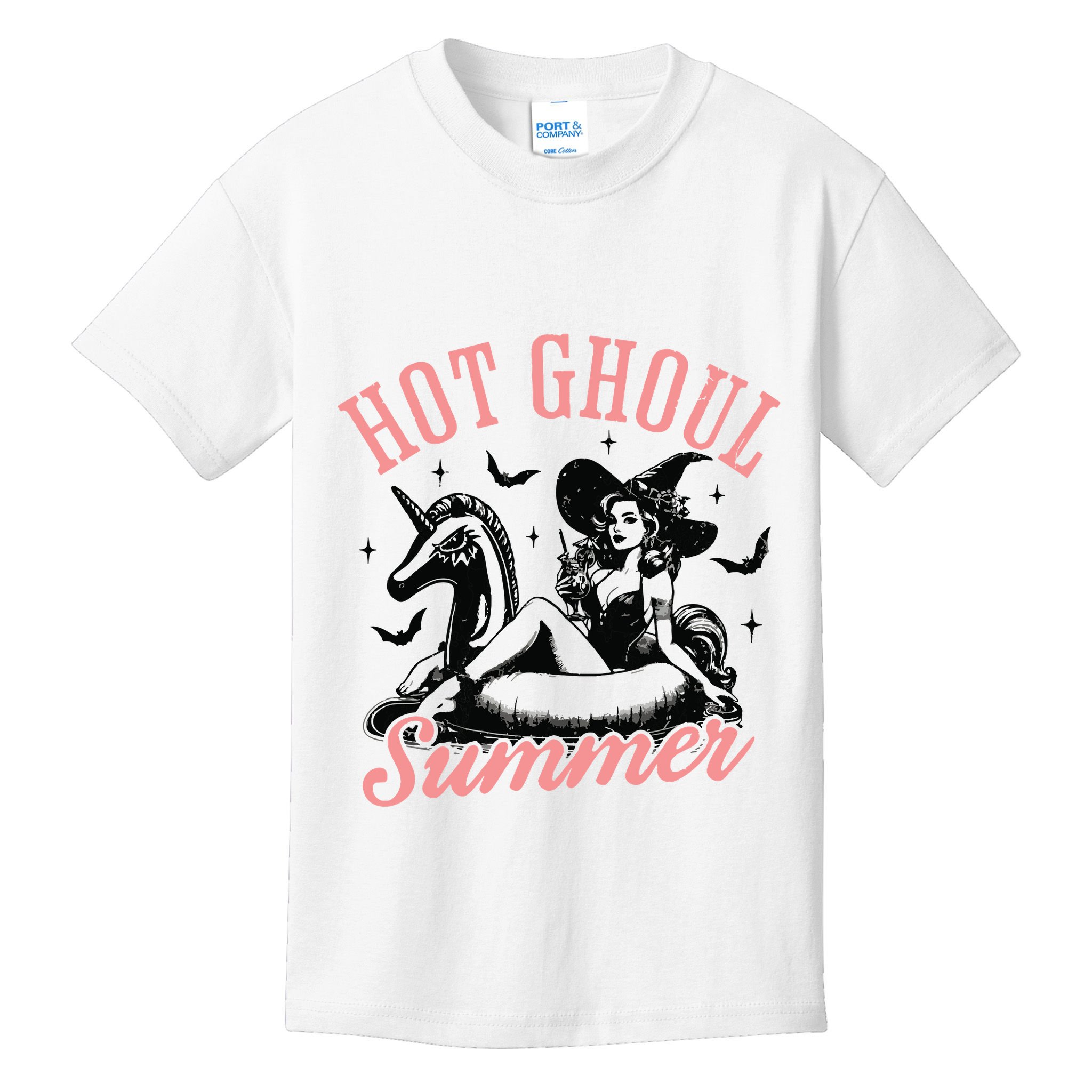Funny Halloween Hot Ghoul Summer Summerween Kids T-Shirt