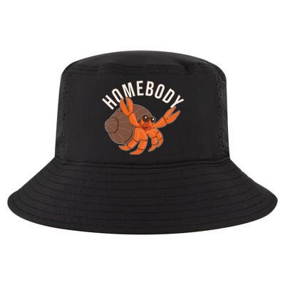 Funny Homebody Hermit Crab Cool Comfort Performance Bucket Hat