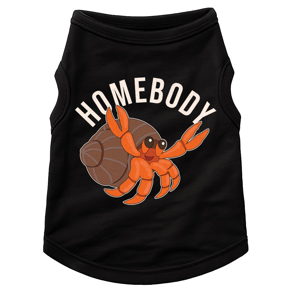 Funny Homebody Hermit Crab Doggie Tank