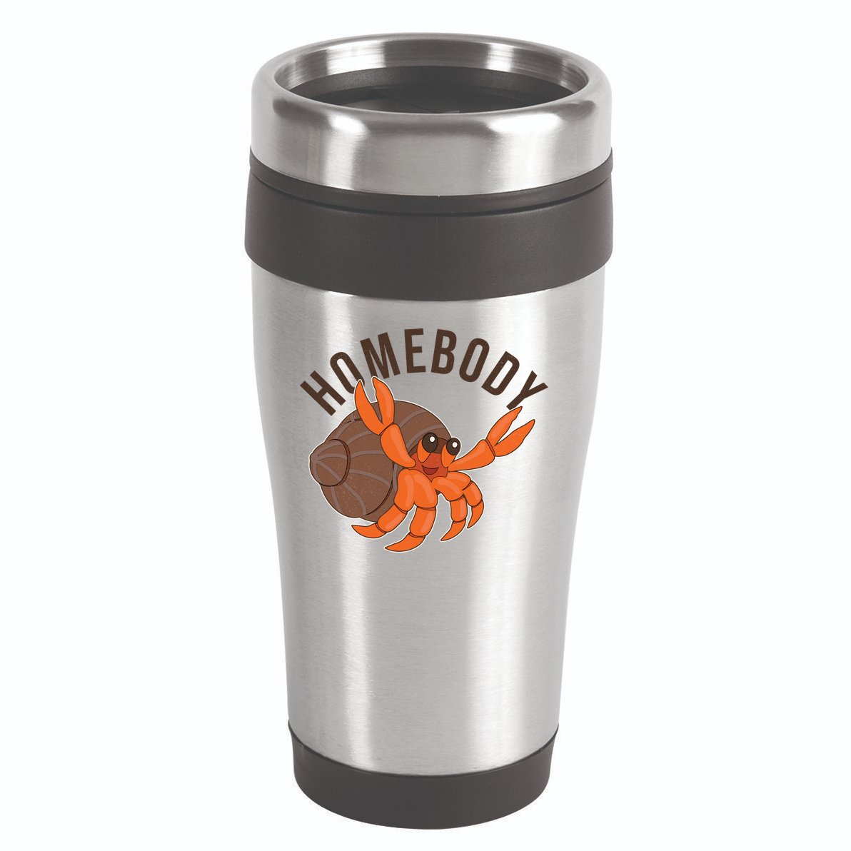Funny Homebody Hermit Crab 16oz Travel Tumbler