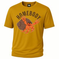 Funny Homebody Hermit Crab Cooling Performance Crew T-Shirt