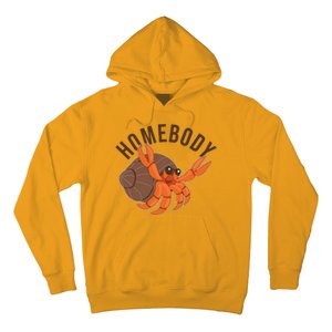 Funny Homebody Hermit Crab Hoodie