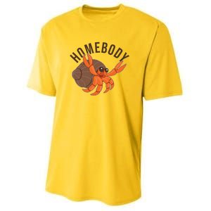 Funny Homebody Hermit Crab Youth Performance Sprint T-Shirt