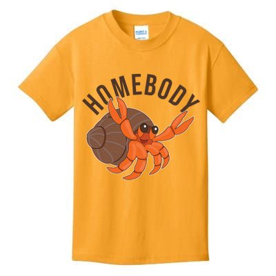 Funny Homebody Hermit Crab Kids T-Shirt