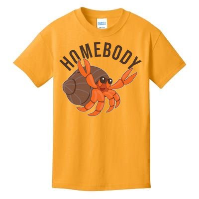 Funny Homebody Hermit Crab Kids T-Shirt