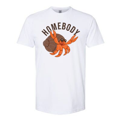 Funny Homebody Hermit Crab Softstyle® CVC T-Shirt