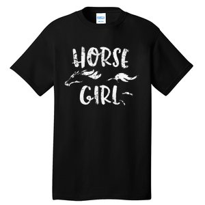 funny Horse Horseback Riding Equestrian Tall T-Shirt