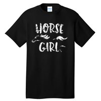 funny Horse Horseback Riding Equestrian Tall T-Shirt