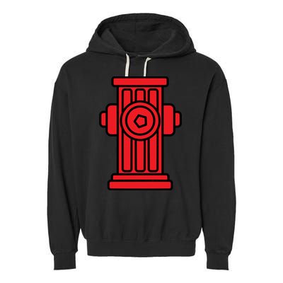 Fire Hydrant Halloween Costume Easy Simple Costumes Gift Garment-Dyed Fleece Hoodie
