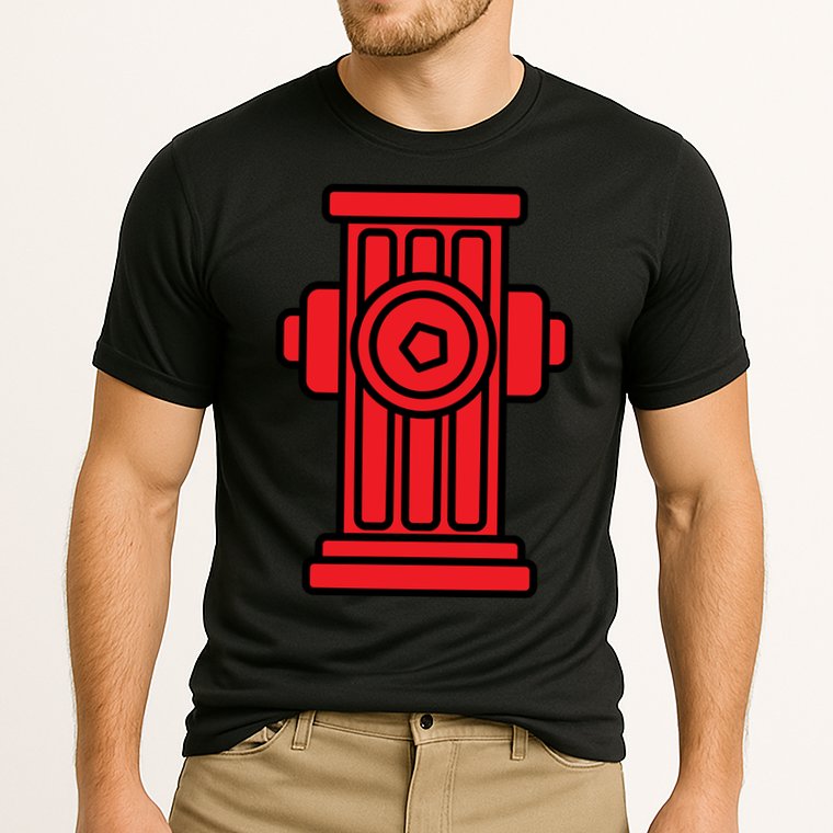 Fire Hydrant Halloween Costume Easy Simple Costumes Gift Cooling Performance Crew T-Shirt