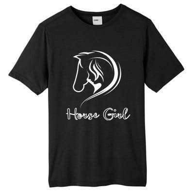 Funny Horse Horseback Riding Equestrian Lover Funny Gift Tall Fusion ChromaSoft Performance T-Shirt