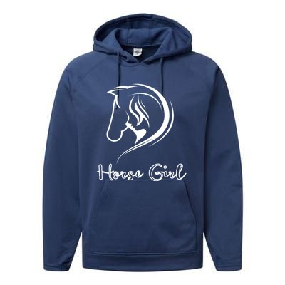 Funny Horse Horseback Riding Equestrian Lover Funny Gift Performance Fleece Hoodie