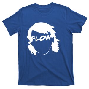 Flow Hockey Hair Funny Hockey Pull Over Gift T-Shirt