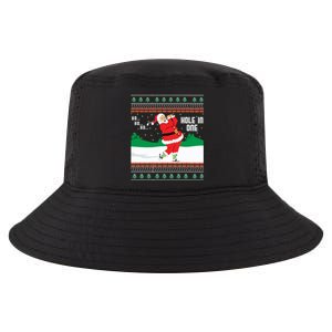 Funny Ho Ho Ho Ugly Santa Golf Christmas Jumper Gift Cool Comfort Performance Bucket Hat