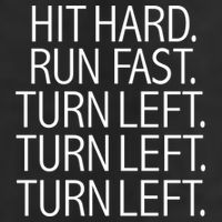 Funny Hit Hard Run Fast Turn Left Baseball Pitcher Gift 15oz Campfire Ceramic Mug