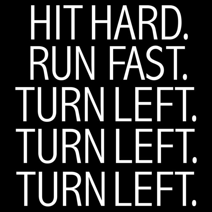 Funny Hit Hard Run Fast Turn Left Baseball Pitcher Gift Drawstring Bag