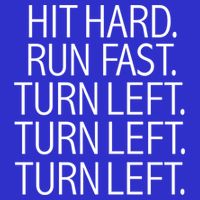 Funny Hit Hard Run Fast Turn Left Baseball Pitcher Gift 16 in Basic Backpack