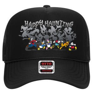 Friends Happy Haunting Halloween High Crown Mesh Back Trucker Hat