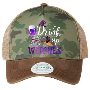 Funny Halloween Hat Up Witches Funny Up Witches Gift Legacy Tie Dye Trucker Hat