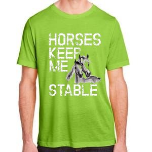 Funny Horse Horseback Riding Cool Gift Mom Adult ChromaSoft Performance T-Shirt