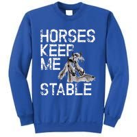 Funny Horse Horseback Riding Cool Gift Mom Sweatshirt