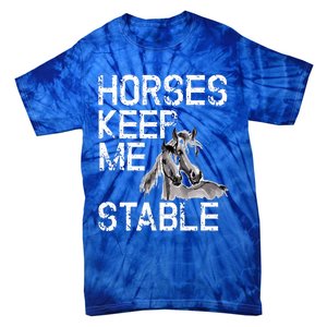 Funny Horse Horseback Riding Cool Gift Mom Tie-Dye T-Shirt