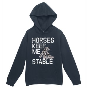 Funny Horse Horseback Riding Cool Gift Mom Urban Pullover Hoodie