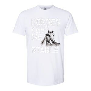 Funny Horse Horseback Riding Cool Gift Mom Softstyle CVC T-Shirt