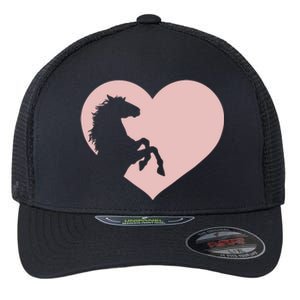 Funny Horse Horseback Riding Equestrian Design Horse Mom Gift Flexfit Unipanel Trucker Cap