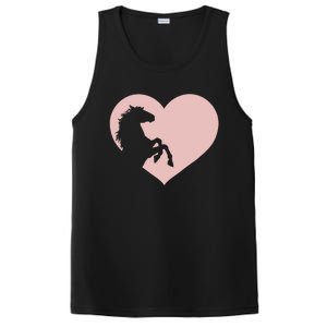 Funny Horse Horseback Riding Equestrian Design Horse Mom Gift PosiCharge Competitor Tank