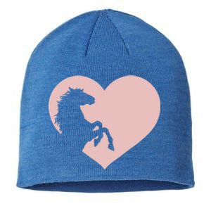 Funny Horse Horseback Riding Equestrian Design Horse Mom Gift Sustainable Beanie