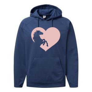 Funny Horse Horseback Riding Equestrian Design Horse Mom Gift Performance Fleece Hoodie