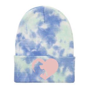 Funny Horse Horseback Riding Equestrian Design Horse Mom Gift Tie Dye 12in Knit Beanie