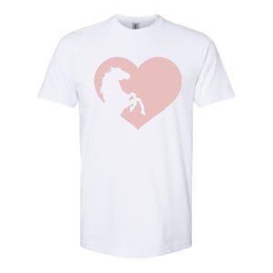 Funny Horse Horseback Riding Equestrian Design Horse Mom Gift Softstyle CVC T-Shirt