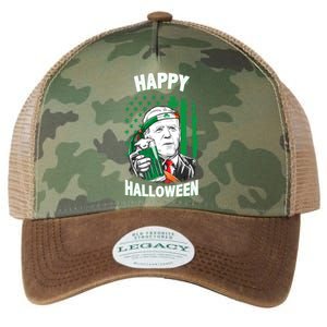 Funny Happy Halloween Joe Biden St Patrick's Day Legacy Tie Dye Trucker Hat