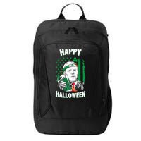 Funny Happy Halloween Joe Biden St Patrick's Day City Backpack