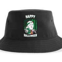 Funny Happy Halloween Joe Biden St Patrick's Day Sustainable Bucket Hat