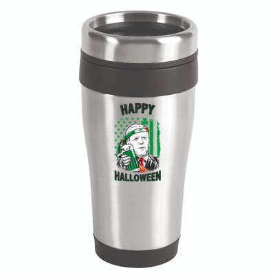 Funny Happy Halloween Joe Biden St Patrick's Day 16oz Travel Tumbler