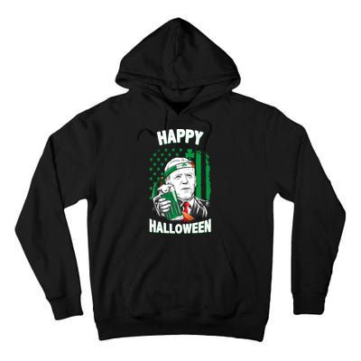 Funny Happy Halloween Joe Biden St Patrick's Day Tall Hoodie