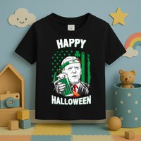 Funny Happy Halloween Joe Biden St Patrick's Day Toddler T-Shirt