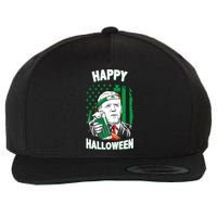 Funny Happy Halloween Joe Biden St Patrick's Day Wool Snapback Cap