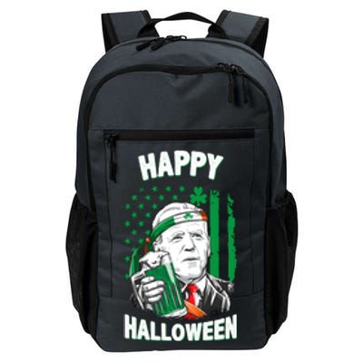 Funny Happy Halloween Joe Biden St Patrick's Day Daily Commute Backpack