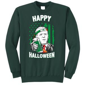 Funny Happy Halloween Joe Biden St Patrick's Day Sweatshirt