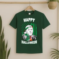Funny Happy Halloween Joe Biden St Patrick's Day T-Shirt