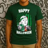 Funny Happy Halloween Joe Biden St Patrick's Day T-Shirt