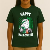Funny Happy Halloween Joe Biden St Patrick's Day T-Shirt