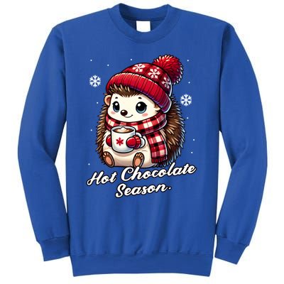 Funny Hedgehog Hot Choco Scarf Merry Christmas Mom Dad Great Gift Sweatshirt